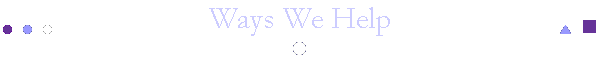 Ways We Help